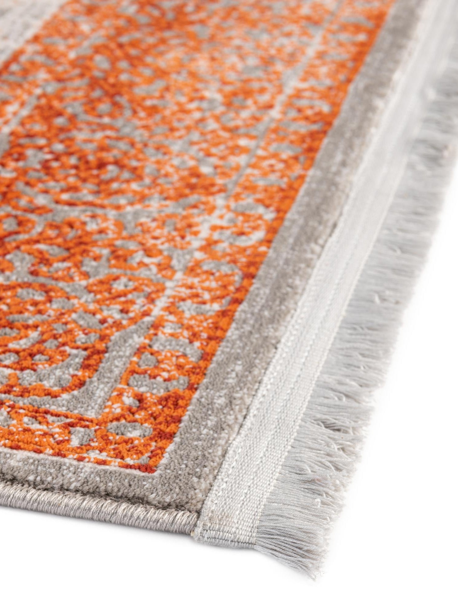 Terracotta 4' x 4' New Classical Square Area Rug 70% Polypropylene & 30% Polyester Traditional Vintage Distressed Carpet for Interior Design Home Decor for Sale at Rug Engine