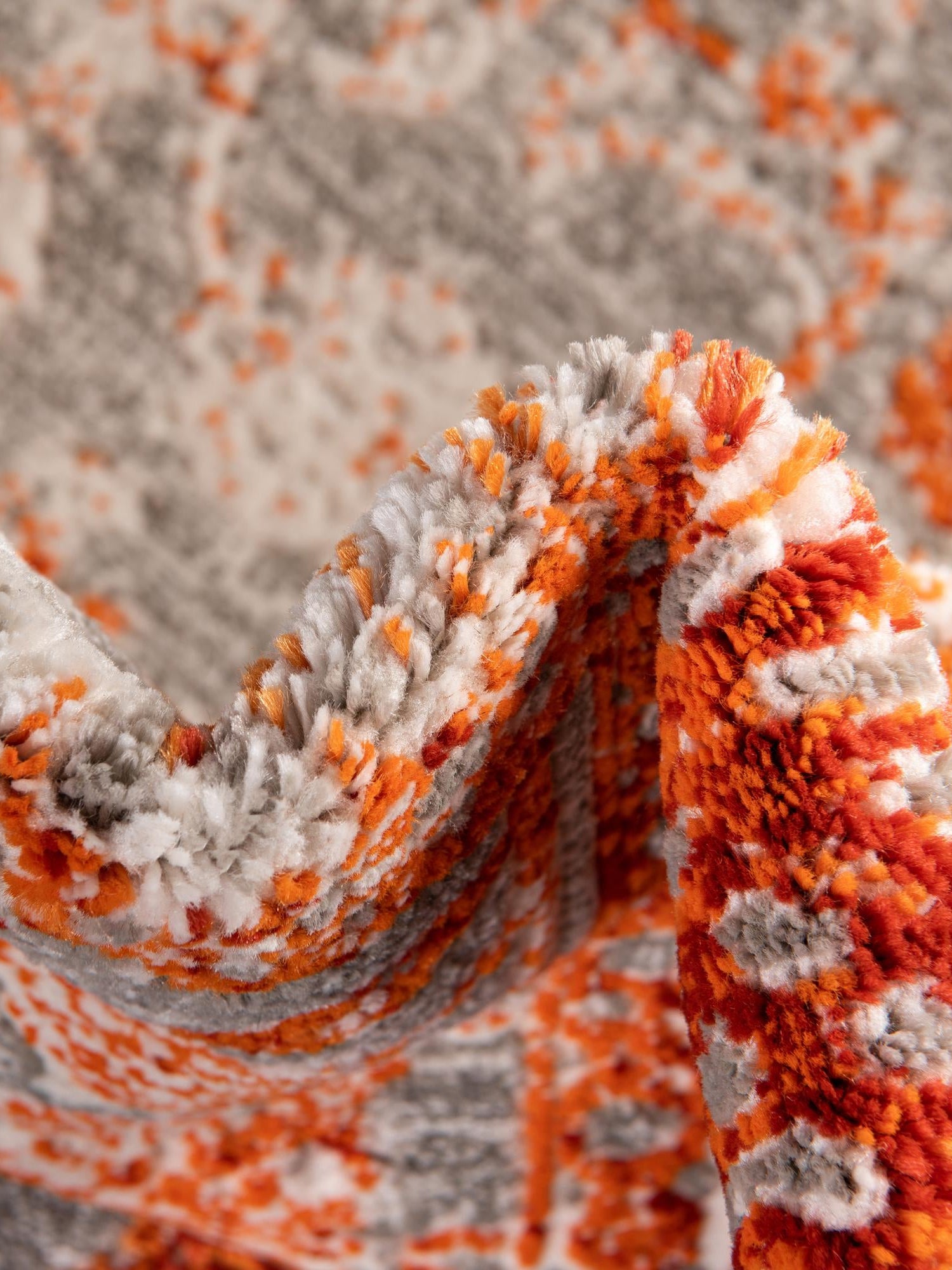 Terracotta 4' x 4' New Classical Square Area Rug 70% Polypropylene & 30% Polyester Traditional Vintage Distressed Carpet for Interior Design Home Decor for Sale at Rug Engine