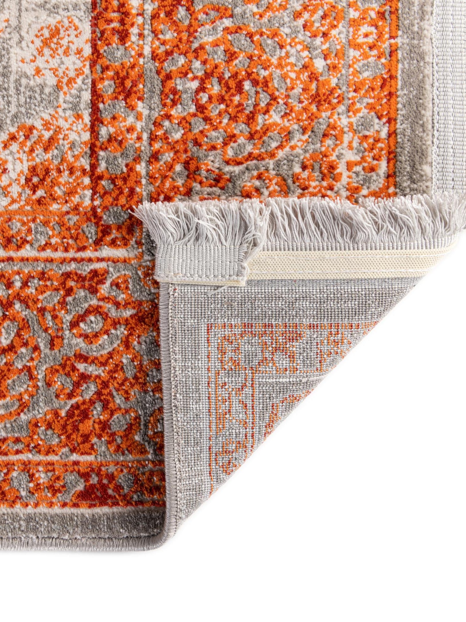 Terracotta 4' x 4' New Classical Square Area Rug 70% Polypropylene & 30% Polyester Traditional Vintage Distressed Carpet for Interior Design Home Decor for Sale at Rug Engine