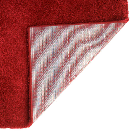 Red 10' x 13' 1 Solo Rectangle Area Rug Thick Soft Touch Fluffy & Plush Shaggy Pile Durable Minimalist Carpet for Classic Interior Design for Sale at Rug Engine