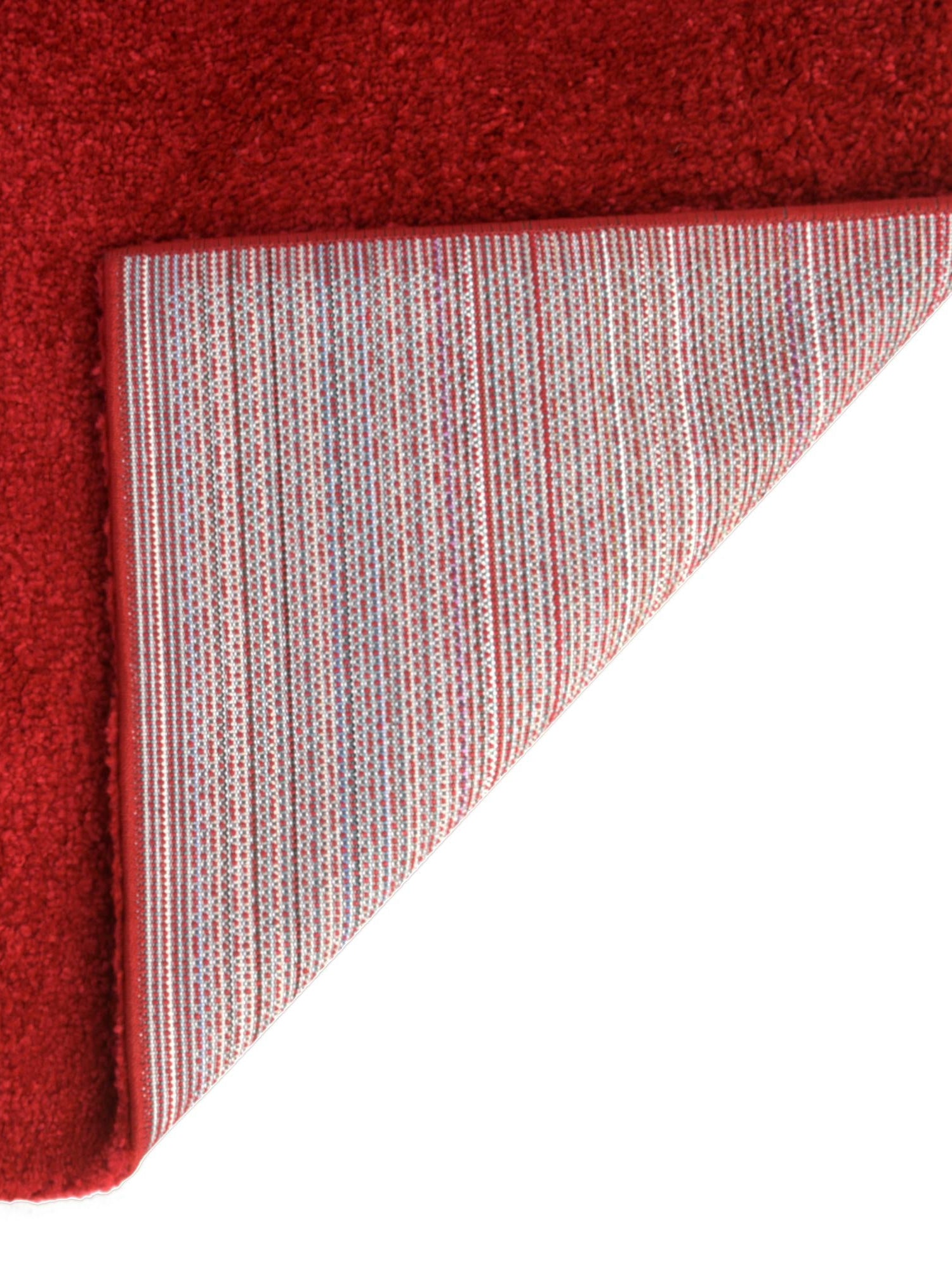 Red 2' 2 x 3' 1 Solo Rectangle Area Rug Thick Soft Touch Fluffy & Plush Shaggy Pile