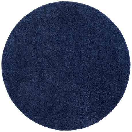 Navy Blue 6' 1 x 6' 1 Solo Round Rug
