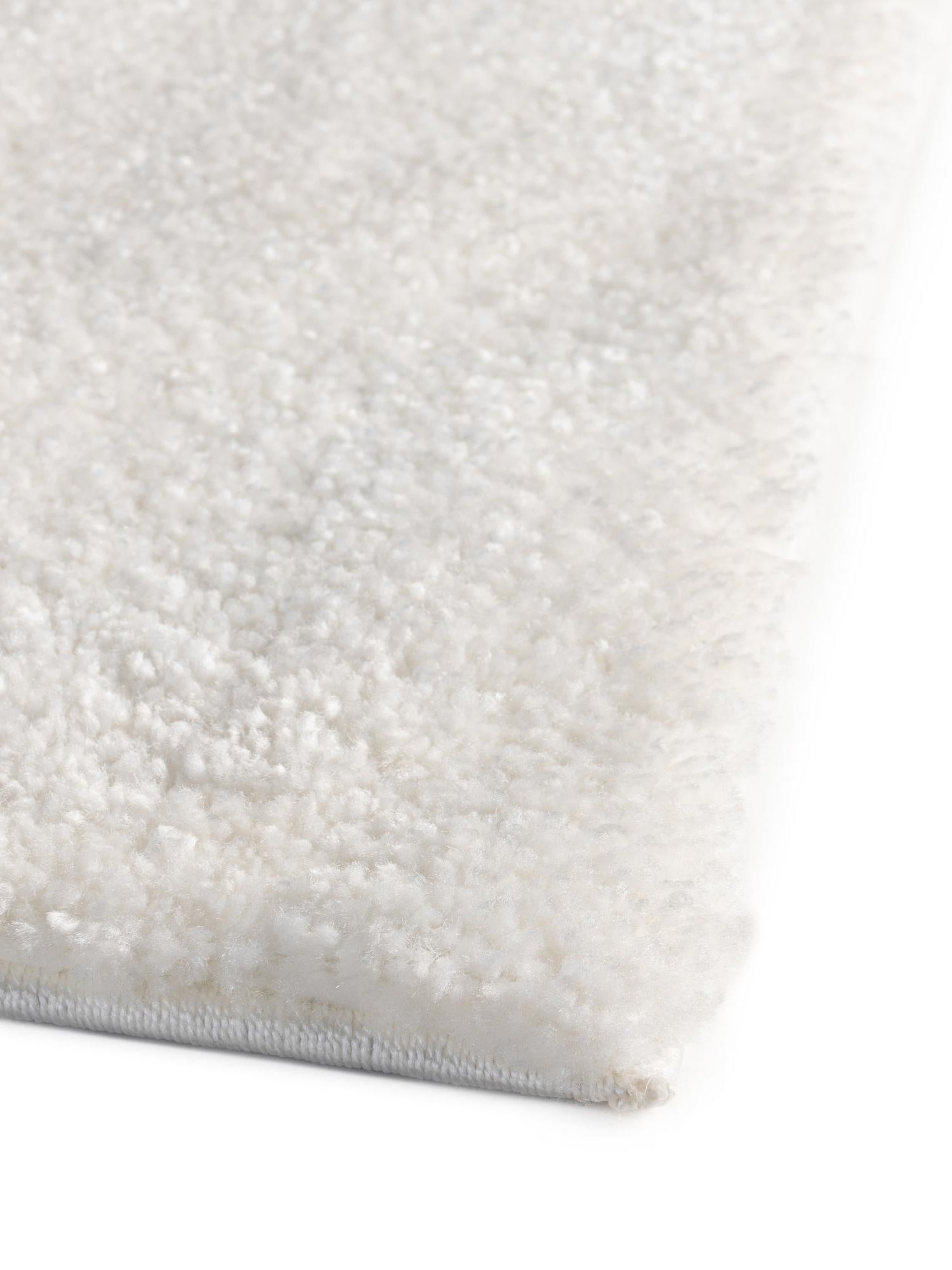 Snow White 10' x 13' Solo Rectangle Area Rug Thick Soft Touch Fluffy & Plush Shaggy Pile Durable Minimalist Carpet for Classic Interior Design for Sale at Rug Engine