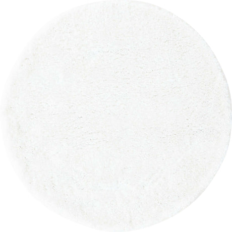 Snow White 8' x 8' Solo Round Rug