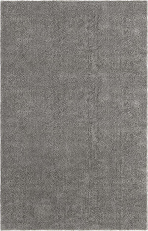 Gray 3' 3 x 5' 3 Solo Rectangle Area Rug Thick Soft Touch Fluffy & Plush Shaggy Pile