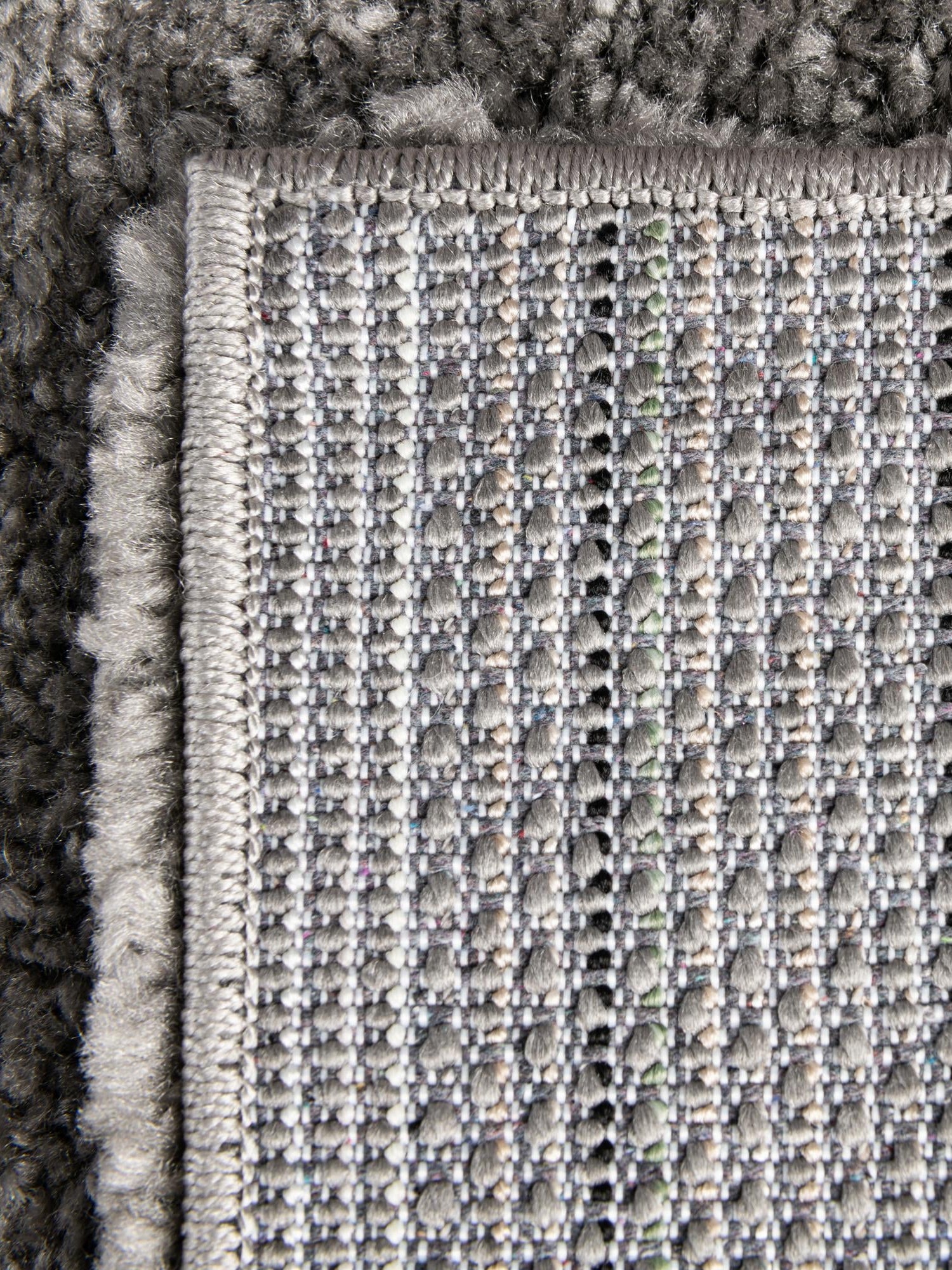Gray 10' x 14' Solo Rectangle Area Rug Thick Soft Touch Fluffy & Plush Shaggy Pile Durable Minimalist Carpet for Classic Interior Design for Sale at Rug Engine