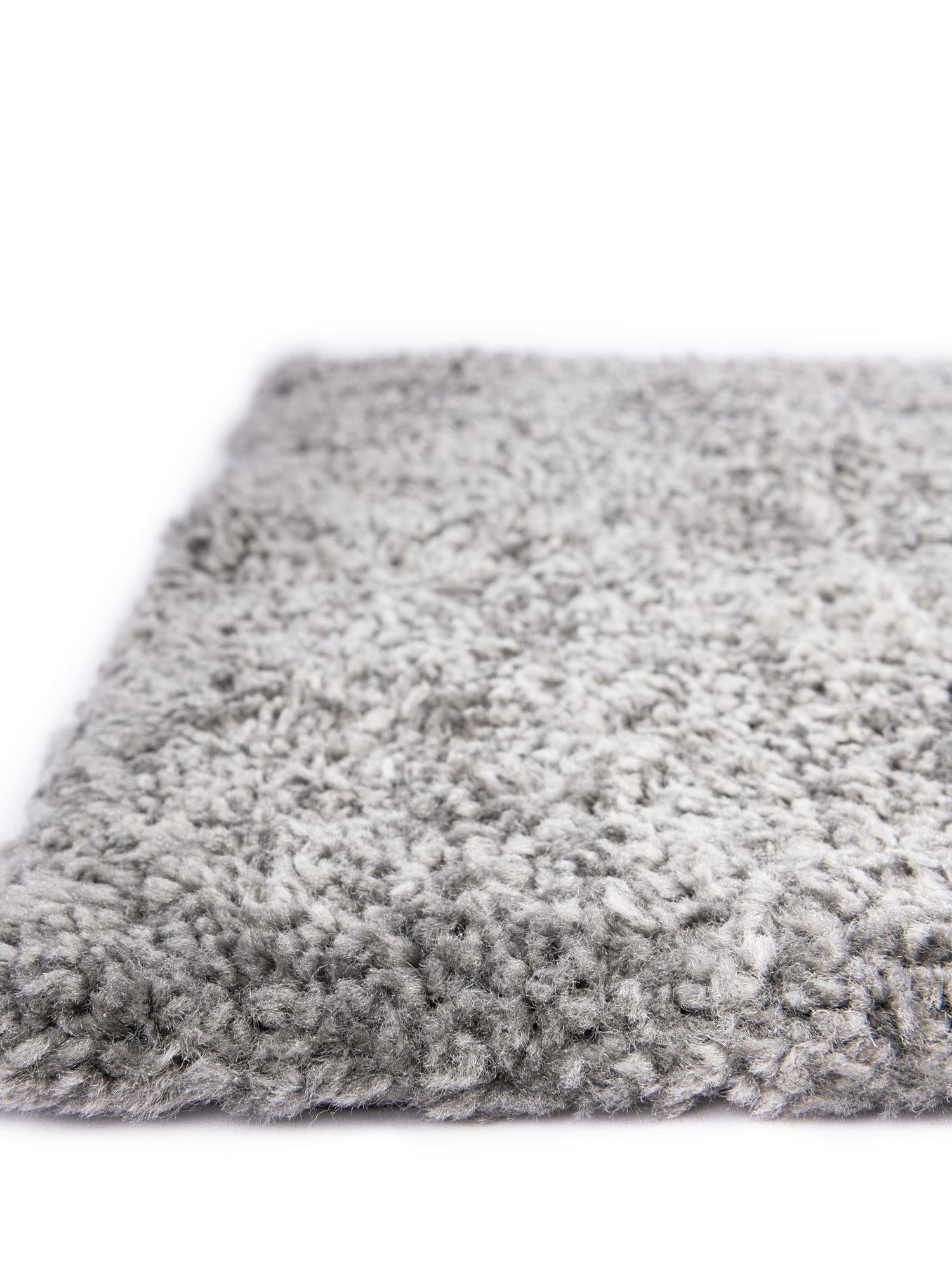 Gray 2' 7 x 10' Solo Runner Area Rug Thick Soft Touch Fluffy & Plush Shaggy Pile Durable Minimalist Carpet for Classic Interior Design for Sale at Rug Engine