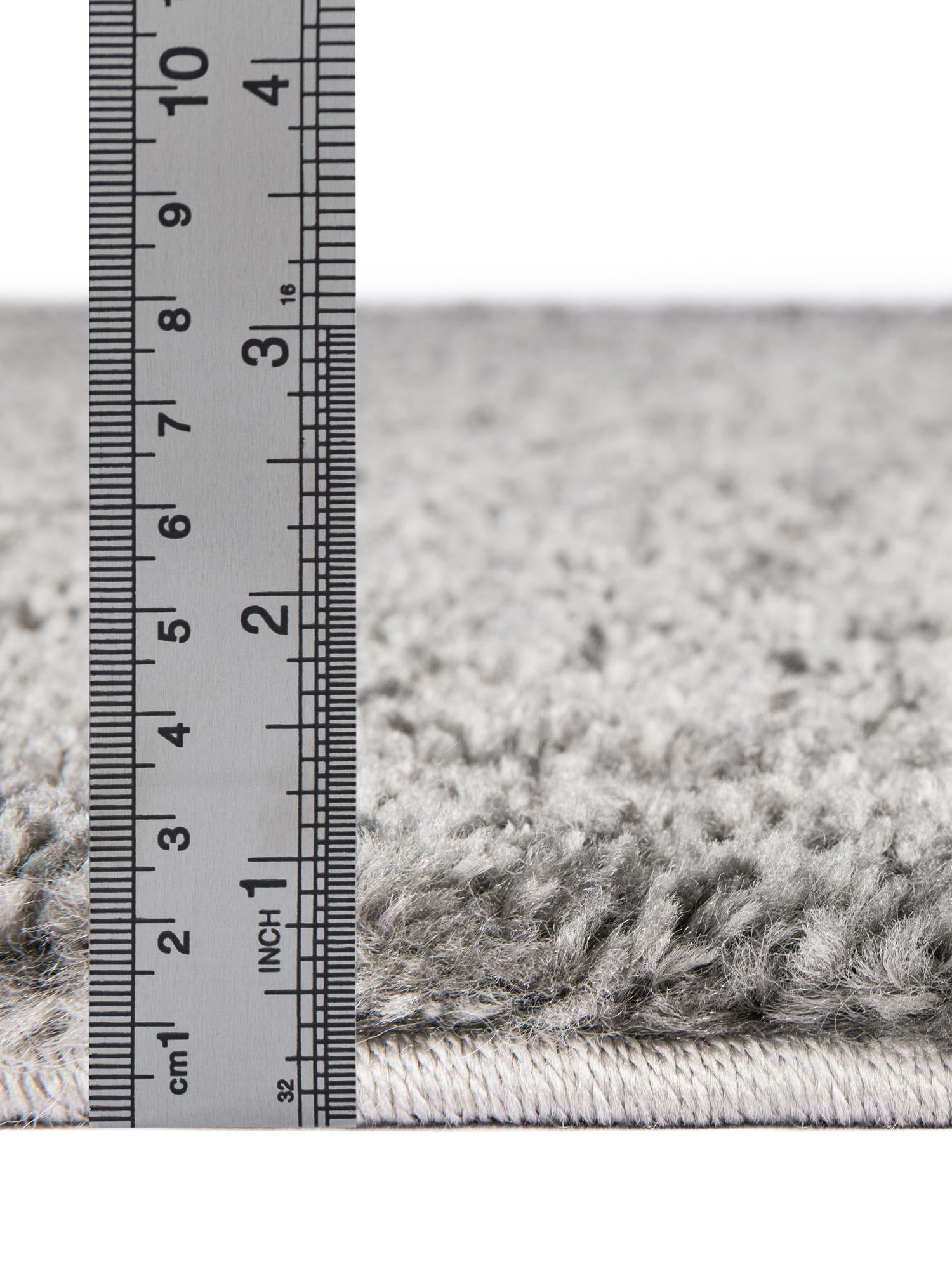 Gray 12' x 12' Solo Round Area Rug Thick Soft Touch Fluffy & Plush Shaggy Pile Durable Minimalist Carpet for Classic Interior Design for Sale at Rug Engine