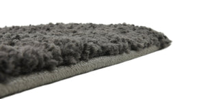 Charcoal 2' 2 x 3' 1 Solo Rectangle Area Rug Thick Soft Touch Fluffy & Plush Shaggy Pile