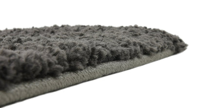 Charcoal 2' 2 x 3' 1 Solo Rectangle Area Rug Thick Soft Touch Fluffy & Plush Shaggy Pile Durable Minimalist Carpet for Classic Interior Design for Sale at Rug Engine