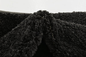 Charcoal 2' 2 x 3' 1 Solo Rectangle Area Rug Thick Soft Touch Fluffy & Plush Shaggy Pile