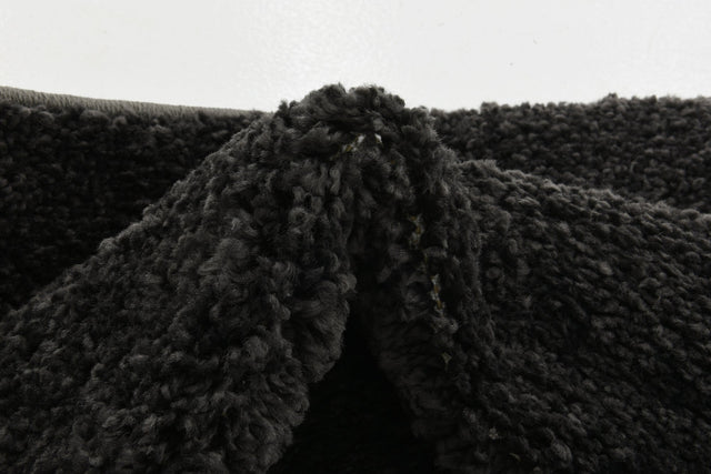 Charcoal 2' 2 x 3' 1 Solo Rectangle Area Rug Thick Soft Touch Fluffy & Plush Shaggy Pile