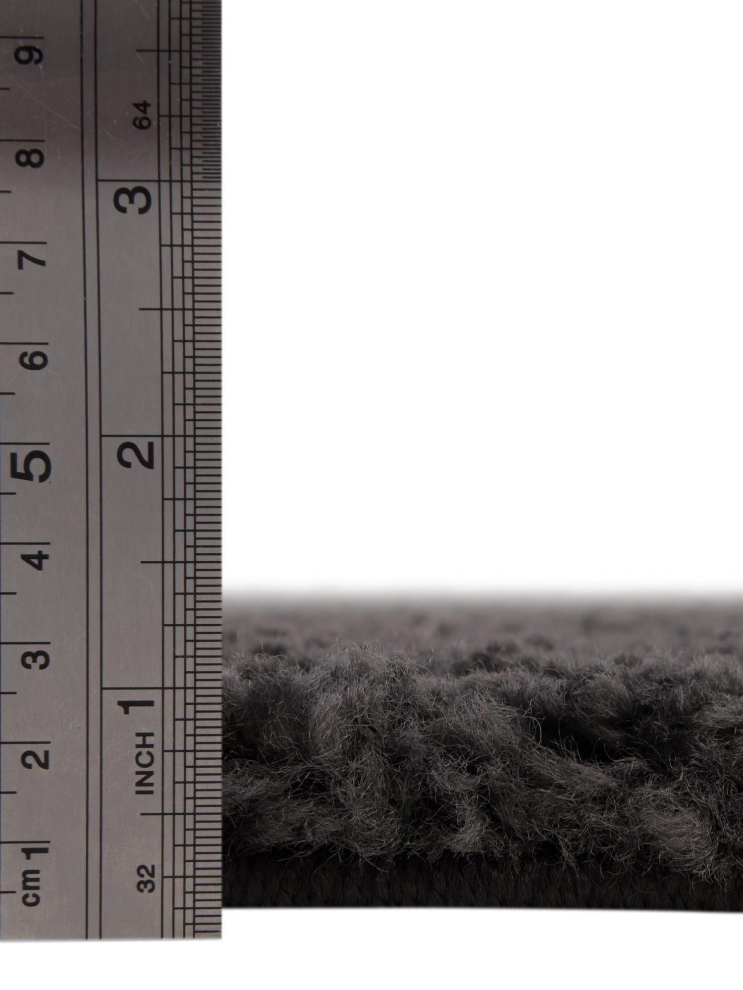 Charcoal 10' x 13' Solo Rectangle Area Rug Thick Soft Touch Fluffy & Plush Shaggy Pile