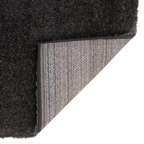Charcoal 5' 3 x 7' 7 Solo Rectangle Area Rug Thick Soft Touch Fluffy & Plush Shaggy Pile Durable Minimalist Carpet for Classic Interior Design for Sale at Rug Engine