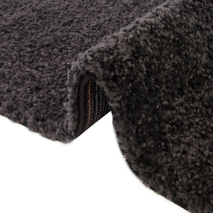 Charcoal 2' 2 x 3' 1 Solo Rectangle Area Rug Thick Soft Touch Fluffy & Plush Shaggy Pile