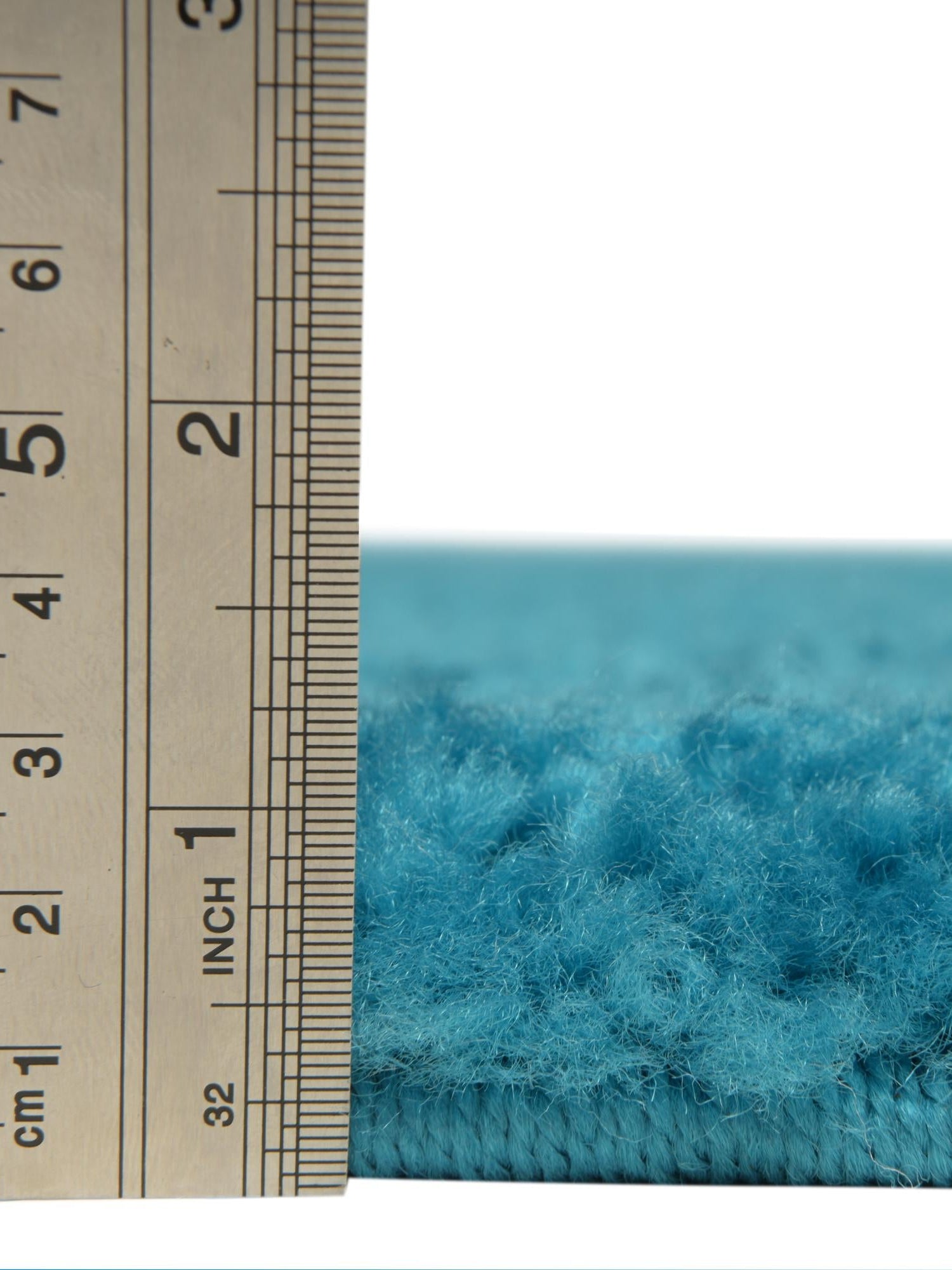 Turquoise 10' x 13' Solo Rectangle Area Rug Thick Soft Touch Fluffy & Plush Shaggy Pile