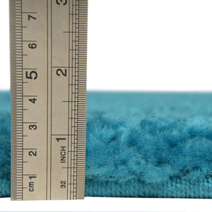 Turquoise 2' 2 x 6' 7 Solo Runner Area Rug Thick Soft Touch Fluffy & Plush Shaggy Pile