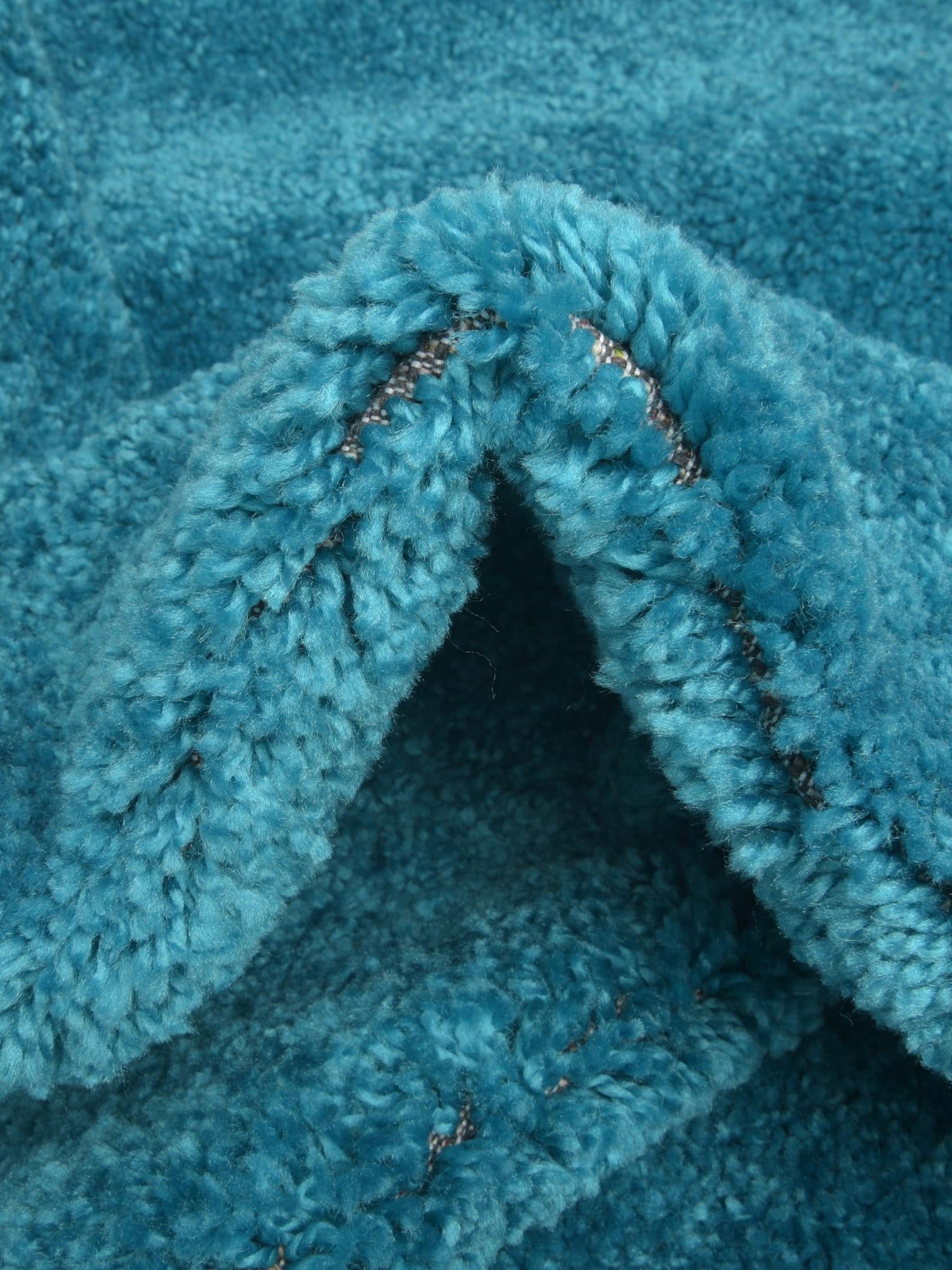 Turquoise 2' 2 x 6' 7 Solo Runner Area Rug Thick Soft Touch Fluffy & Plush Shaggy Pile Durable Minimalist Carpet for Classic Interior Design for Sale at Rug Engine