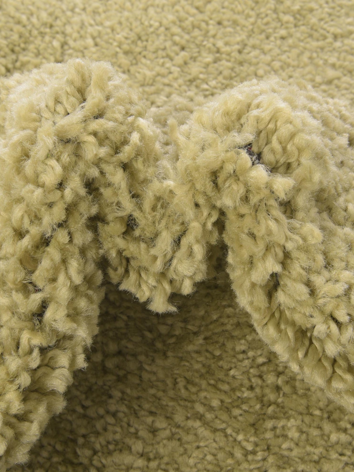 Light Green 8' x 10' Solo Rectangle Area Rug Thick Soft Touch Fluffy & Plush Shaggy Pile