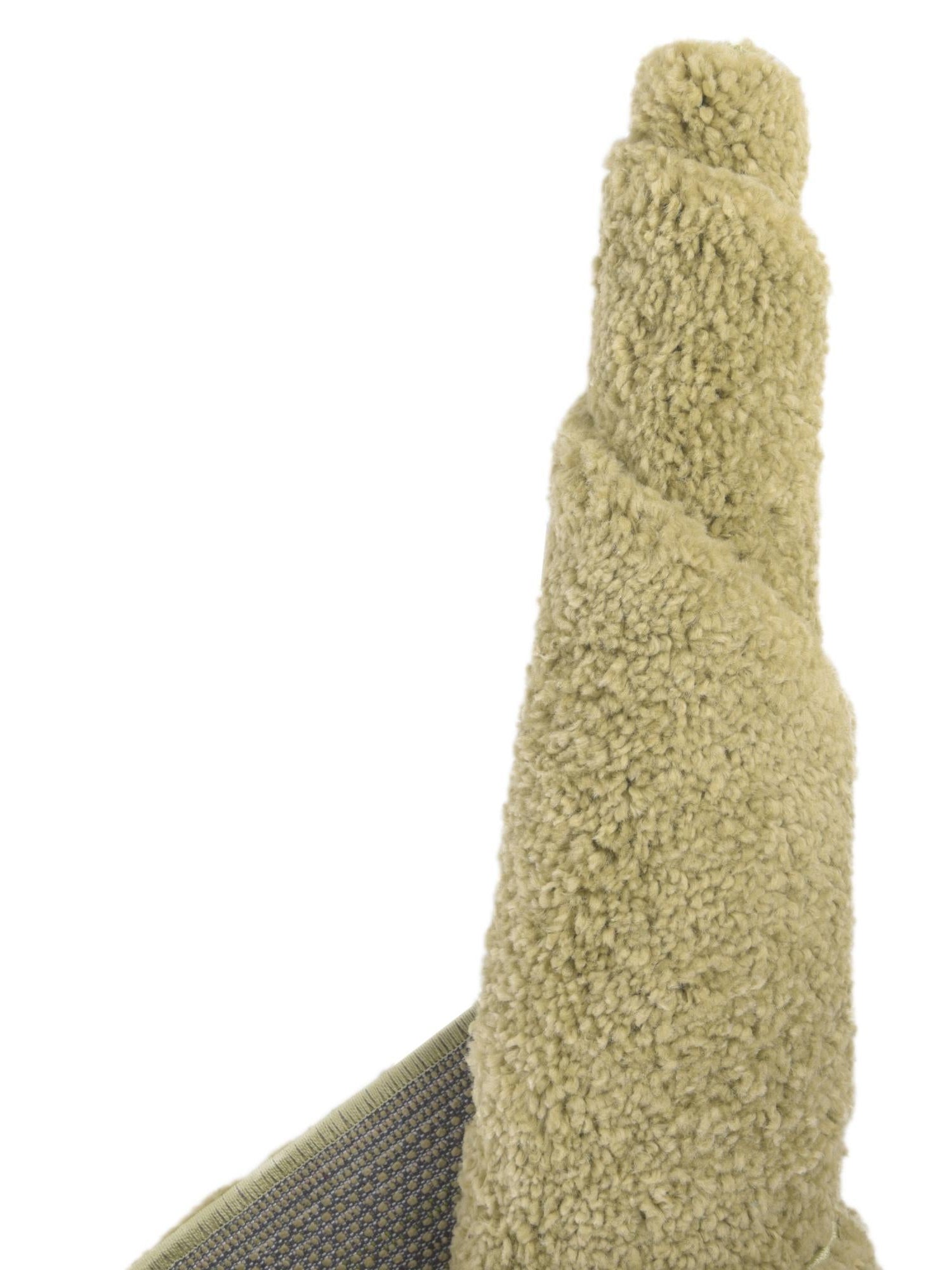 Light Green 8' x 10' Solo Rectangle Area Rug Thick Soft Touch Fluffy & Plush Shaggy Pile