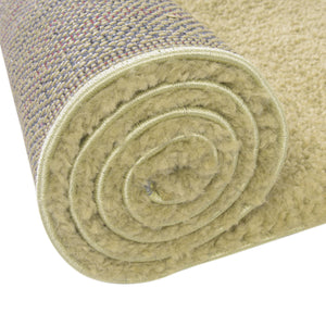 Light Green 10' x 13' 1 Solo Rectangle Area Rug Thick Soft Touch Fluffy & Plush Shaggy Pile