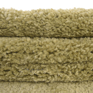 Light Green 2' 2 x 13' 1 Solo Runner Area Rug Thick Soft Touch Fluffy & Plush Shaggy Pile