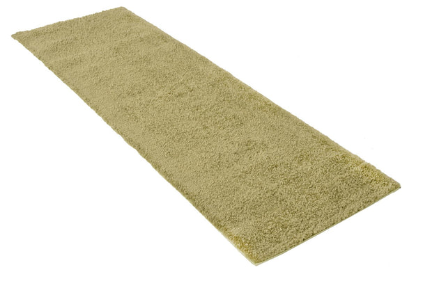 Light Green 2' 2 x 6' 9 Solo Runner Area Rug Thick Soft Touch Fluffy & Plush Shaggy Pile