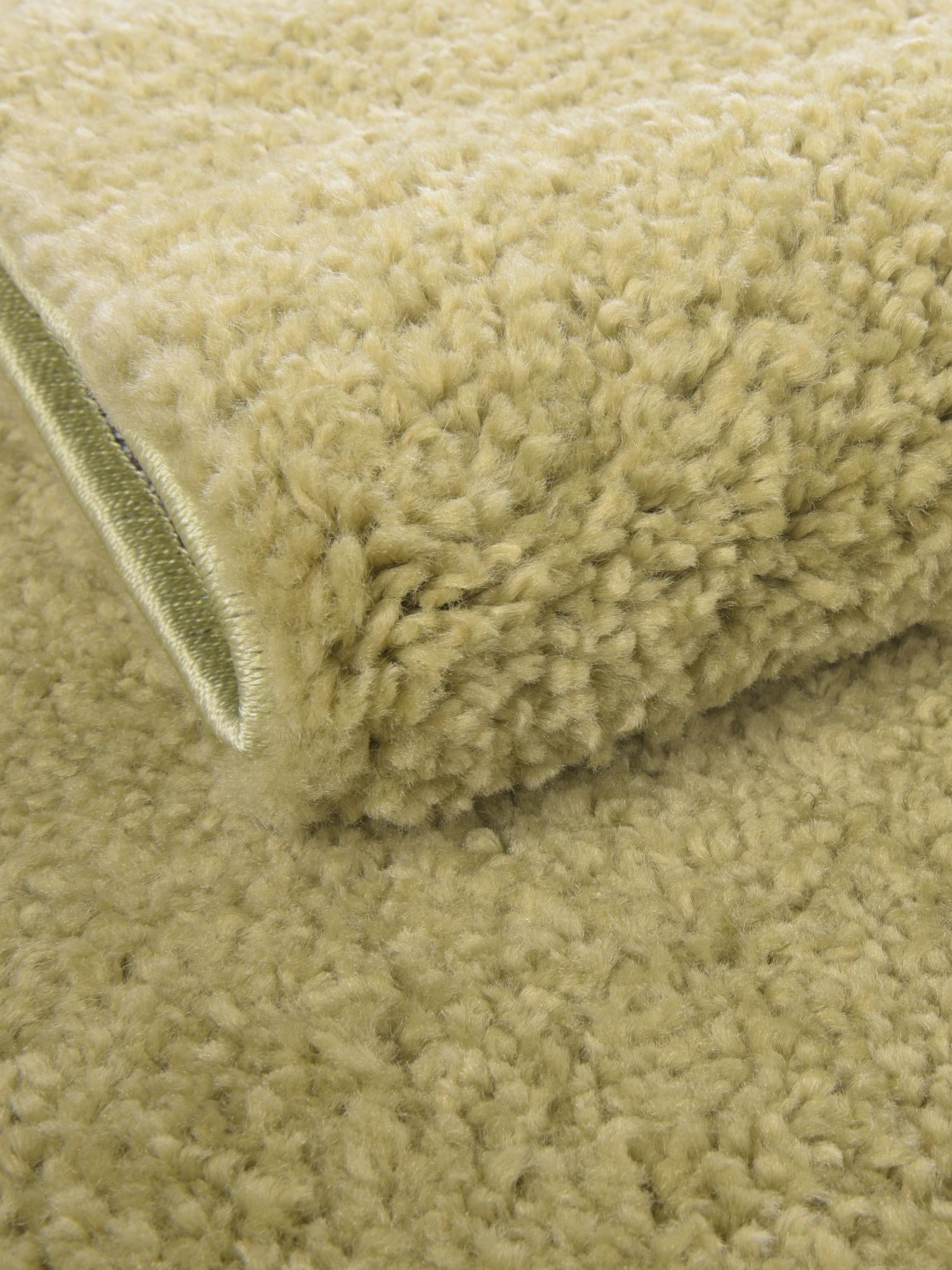Light Green 7' 10 x 7' 10 Solo Round Area Rug Thick Soft Touch Fluffy & Plush Shaggy Pile Durable Minimalist Carpet for Classic Interior Design for Sale at Rug Engine