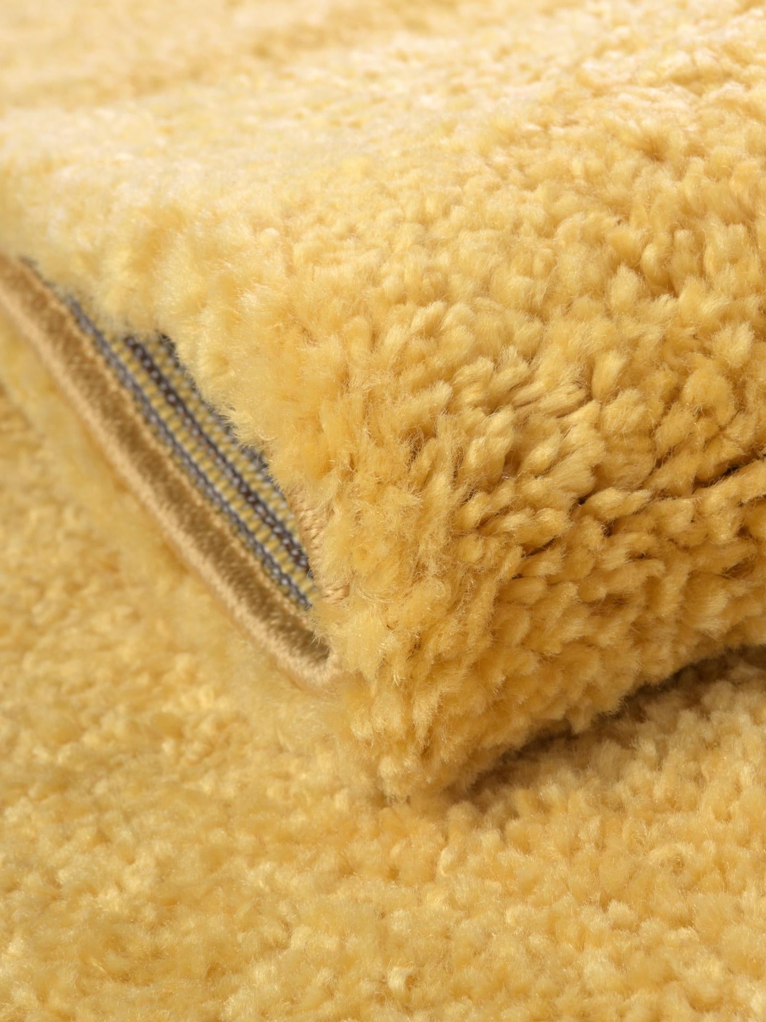 Yellow 3' 3 x 5' 3 Solo Rectangle Area Rug Thick Soft Touch Fluffy & Plush Shaggy Pile Durable Minimalist Carpet for Classic Interior Design for Sale at Rug Engine
