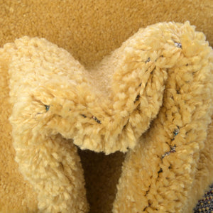 Yellow 2' 2 x 3' 1 Solo Rectangle Area Rug Thick Soft Touch Fluffy & Plush Shaggy Pile