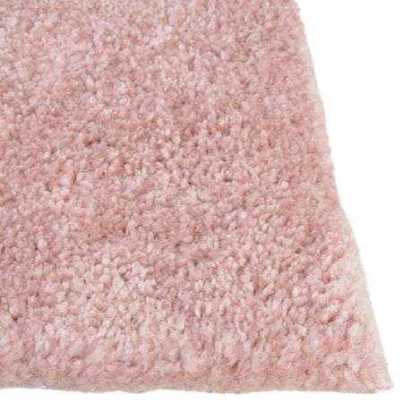 Pink 3' 3 x 5' 3 Solo Rectangle Area Rug Thick Soft Touch Fluffy & Plush Shaggy Pile Durable Minimalist Carpet for Classic Interior Design for Sale at Rug Engine