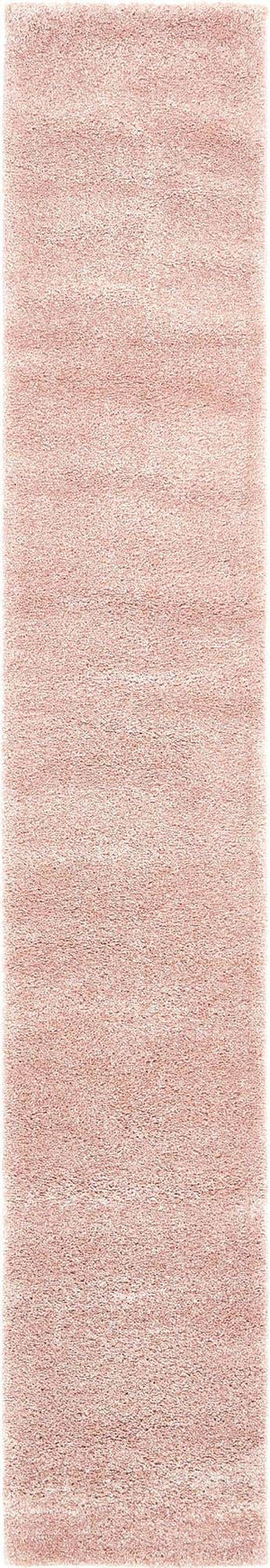 Pink 2' 2 x 13' 1 Solo Runner Area Rug Thick Soft Touch Fluffy & Plush Shaggy Pile