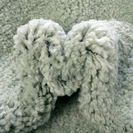 Sea Salt Blue 10' x 13' 1 Solo Rectangle Area Rug Thick Soft Touch Fluffy & Plush Shaggy Pile Durable Minimalist Carpet for Classic Interior Design for Sale at Rug Engine