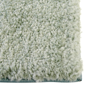 Sea Salt Blue 2' 2 x 13' 1 Solo Runner Area Rug Thick Soft Touch Fluffy & Plush Shaggy Pile