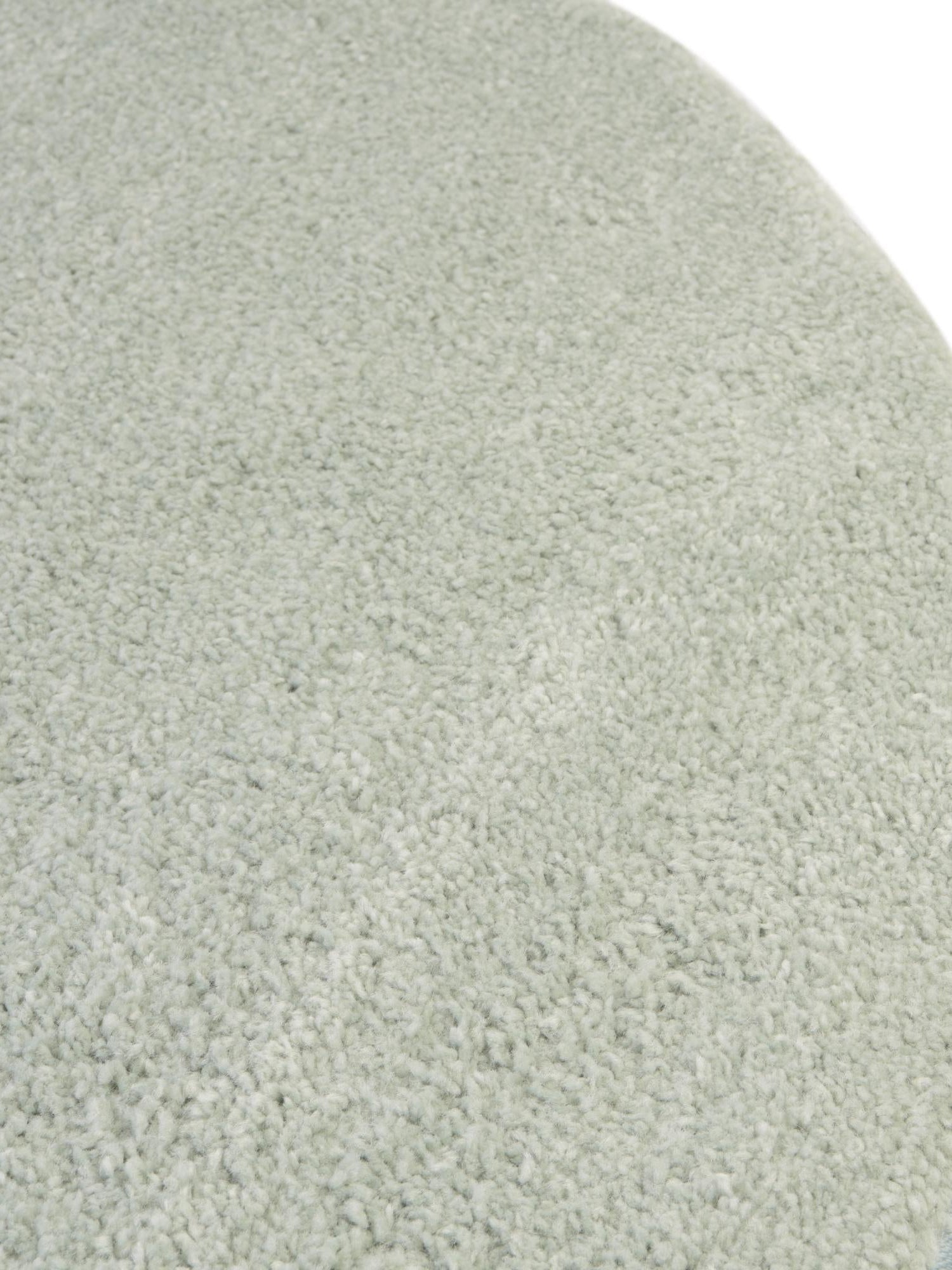 Sea Salt Blue 8' x 8' Solo Round Area Rug Thick Soft Touch Fluffy & Plush Shaggy Pile Durable Minimalist Carpet for Classic Interior Design for Sale at Rug Engine