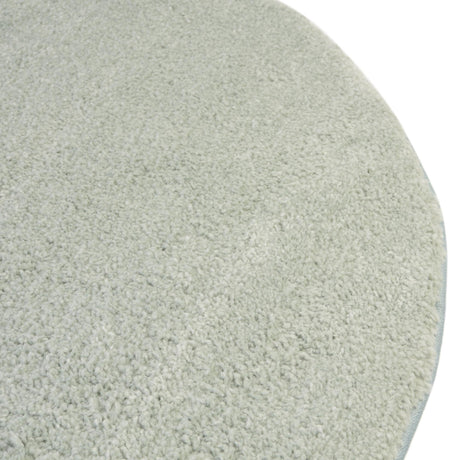 Sea Salt Blue 8' x 8' Solo Round Area Rug Thick Soft Touch Fluffy & Plush Shaggy Pile Durable Minimalist Carpet for Classic Interior Design for Sale at Rug Engine
