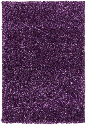 Violet 2' 2 x 3' 1 Solo Rectangle Area Rug Thick Soft Touch Fluffy & Plush Shaggy Pile