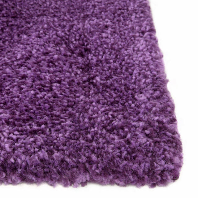 Violet 5' 3 x 7' 7 Solo Rectangle Area Rug Thick Soft Touch Fluffy & Plush Shaggy Pile
