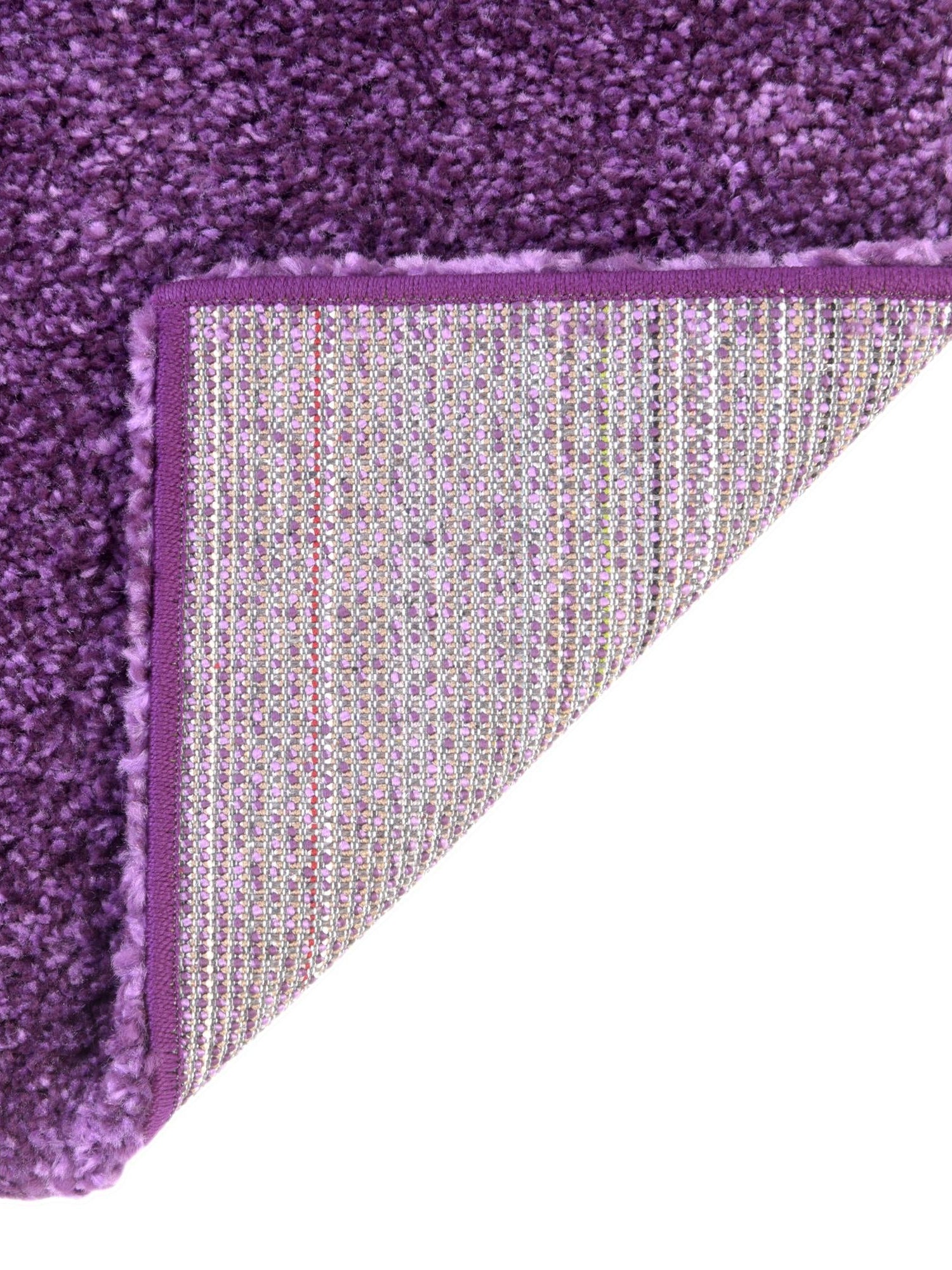 Violet 4' 1 x 6' 1 Solo Rectangle Area Rug Thick Soft Touch Fluffy & Plush Shaggy Pile Durable Minimalist Carpet for Classic Interior Design for Sale at Rug Engine