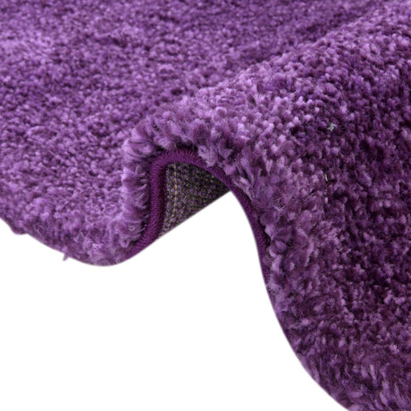 Violet 2' x 6' 1 Solo Runner Area Rug Thick Soft Touch Fluffy & Plush Shaggy Pile Durable Minimalist Carpet for Classic Interior Design for Sale at Rug Engine