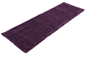 Violet 2' 2 x 6' 7 Solo Runner Area Rug Thick Soft Touch Fluffy & Plush Shaggy Pile