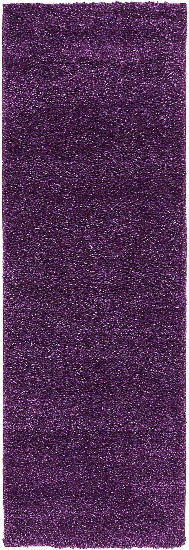Violet 2' 2 x 6' 7 Solo Runner Area Rug Thick Soft Touch Fluffy & Plush Shaggy Pile