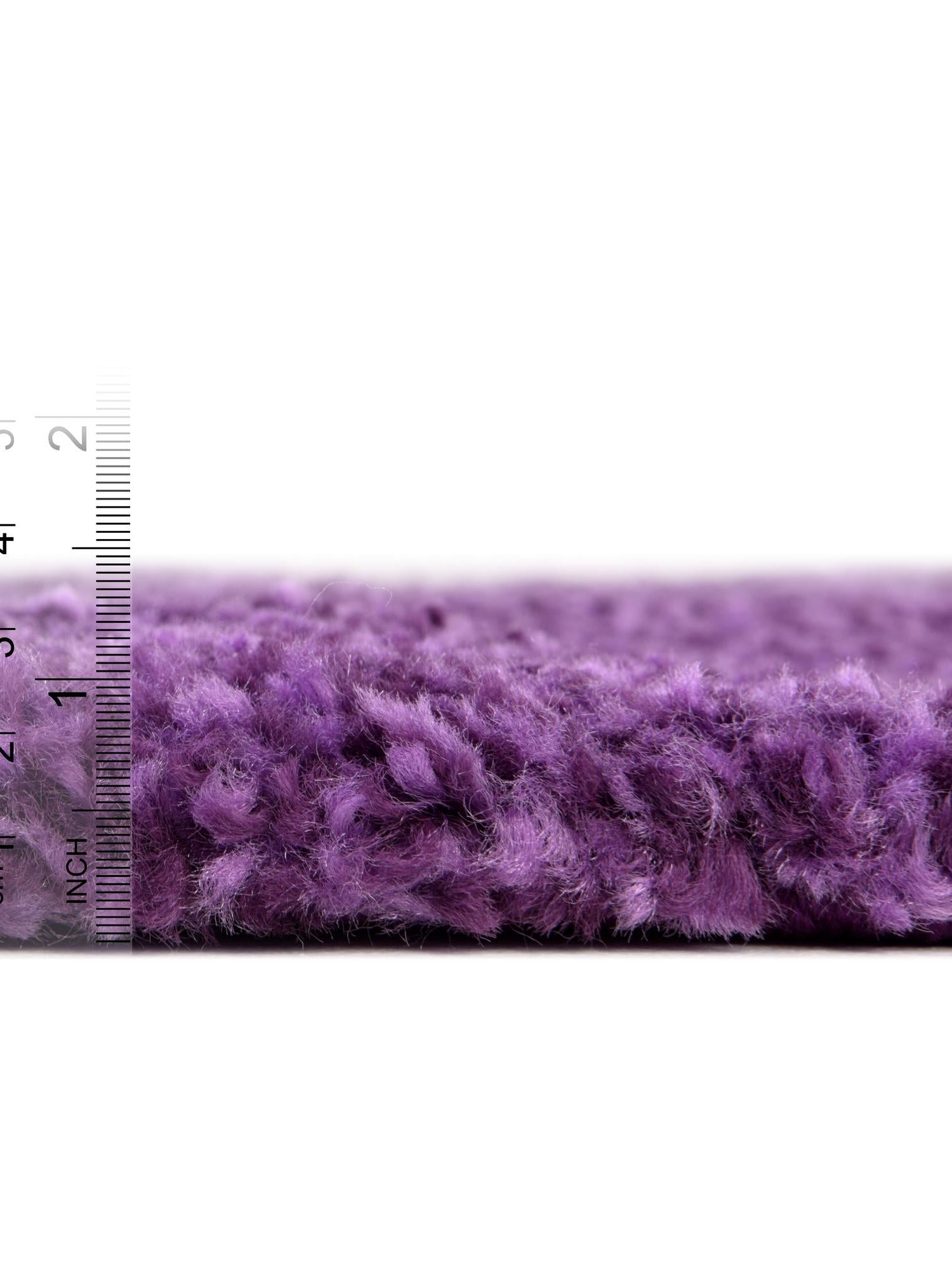 Violet 3' 3 x 3' 3 Solo Round Area Rug Thick Soft Touch Fluffy & Plush Shaggy Pile Durable Minimalist Carpet for Classic Interior Design for Sale at Rug Engine