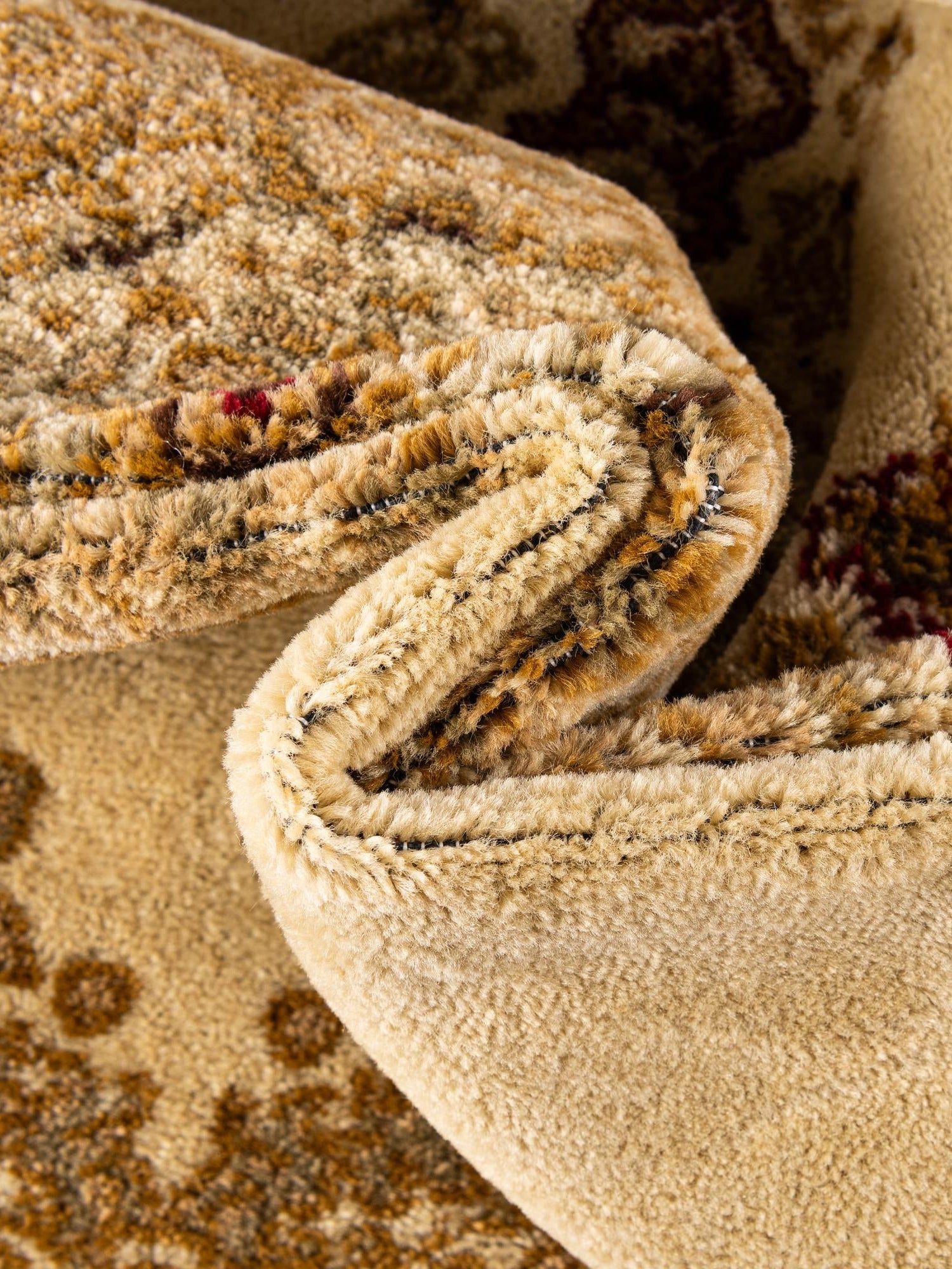 Cream 2' 7 x 10' Versailles Runner Area Rug