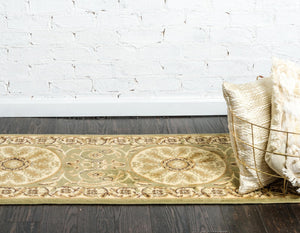 Light Green 2' x 6' 1 Versailles Runner Area Rug