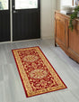 Red 2' x 6' 1 Versailles Runner Area Rug