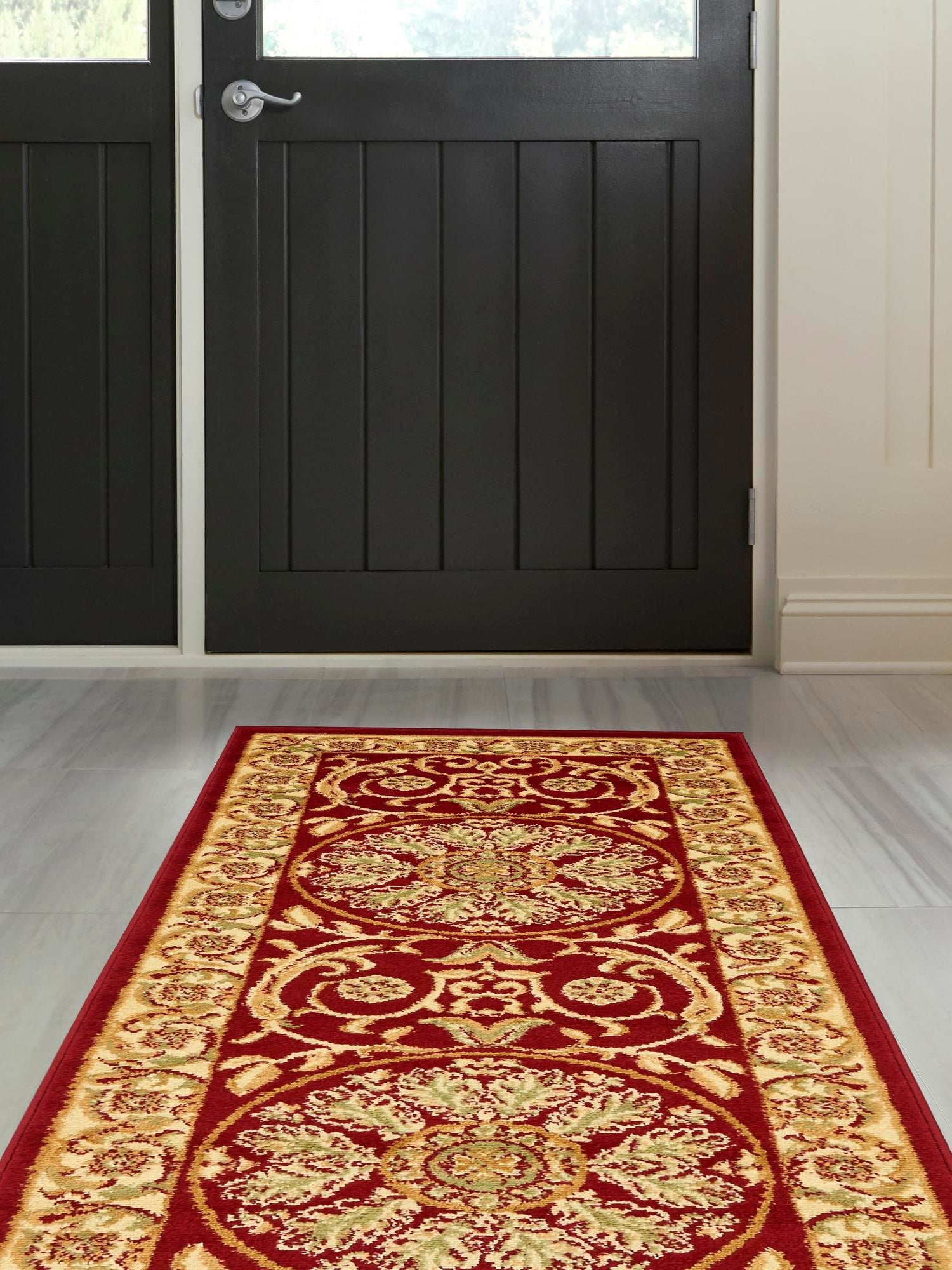 Red 2' 7 x 10' Versailles Runner Area Rug