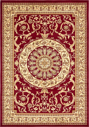 Red 7' 10 x 11' Versailles Rectangle Area Rug