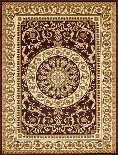 Brown 10' x 13' 1 Versailles Rectangle Area Rug