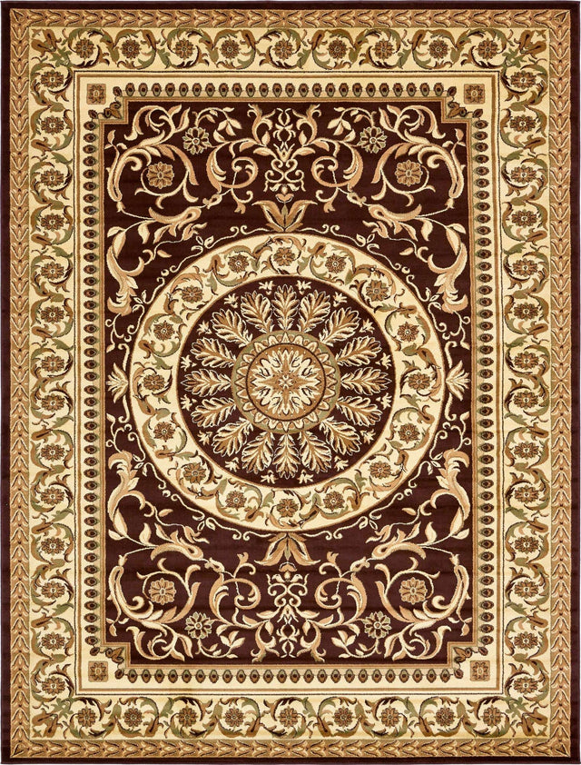 Brown 10' x 13' 1 Versailles Rectangle Area Rug